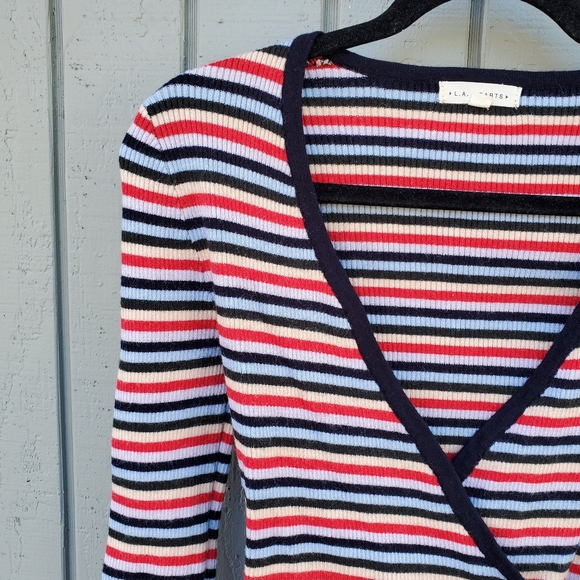 PacSun Cropped Wrap Sweater - Picture 5 of 7